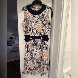 Tory Burch Multicolor Floral Midi Dress